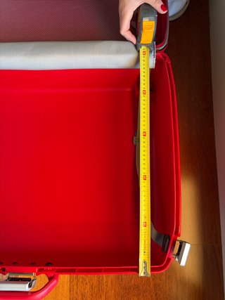 Maleta Samsonite Roja 55L 2 Ruedas