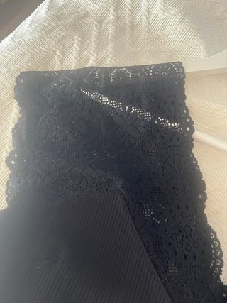 Top Morgan Negro Encaje