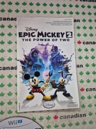 Disney Epic Mickey 2 Wii U