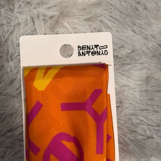 Bandana Seda Antonio Benito x Zara Naranja