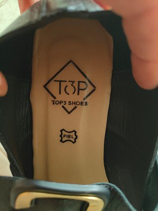 Bailarinas merceditas TOP3 Shoes piel T. 38