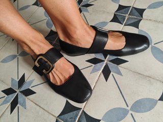 Bailarinas merceditas TOP3 Shoes piel T. 38
