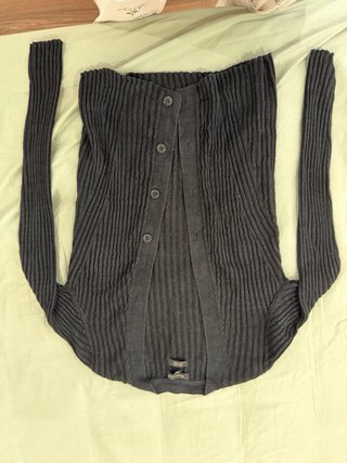 Cárdigan Massimo Dutti Negro Mujer