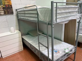 Litera individual doble metal y madera
