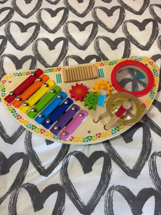 Instrumento musical infantil madera