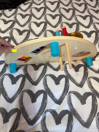 Instrumento musical infantil madera