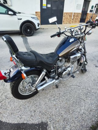 Yamaha XV1100 Virago - Azul/Dorado