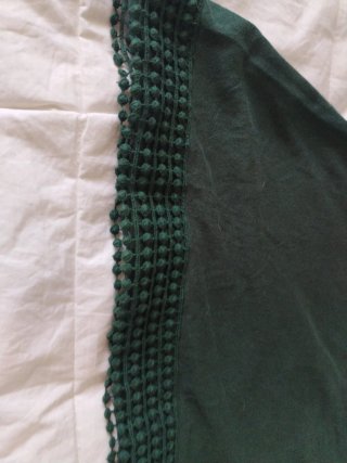 Vestido verde botella vintage corto