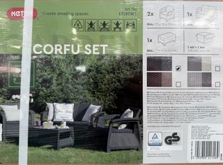 Set de ratán Keter Corfu