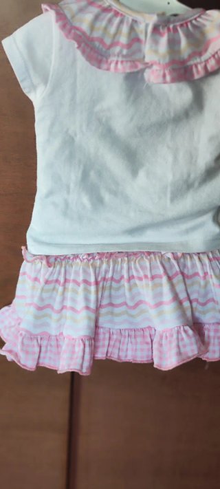 Conjunto niña verano arcoíris