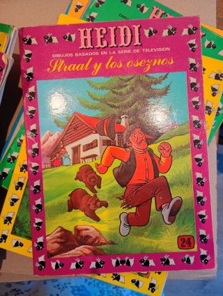 Colección de 30 cómics de Heidi antiguos
