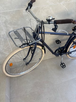 Bicicleta Paseo Decathlon Azul