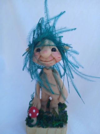 Duende Caracol Figura Decorativa