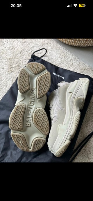 Balenciaga Triple S Beige Talla 39