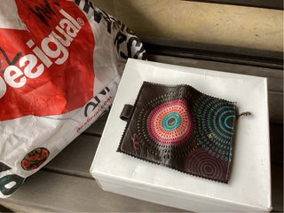 Cartera Desigual Marrón Chocolate Nueva