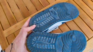Nike Air Jordan low Scarpe Blu e Bianche