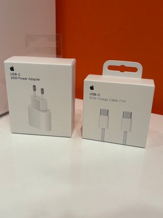 Adaptador Apple 20W + Cable USB-C 60W