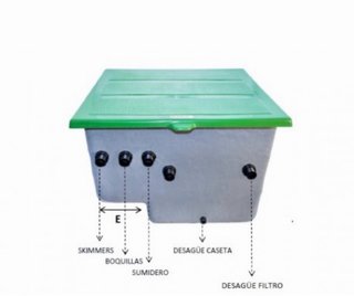 Caseta Subterránea para piscina