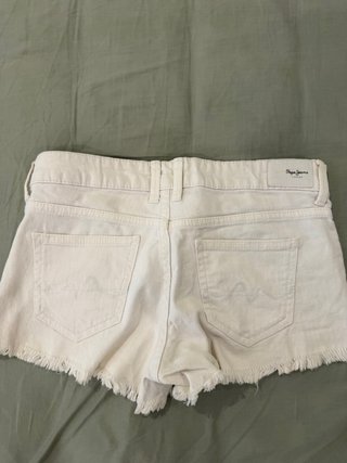 Pantalón corto Pepe Jeans beige mujer