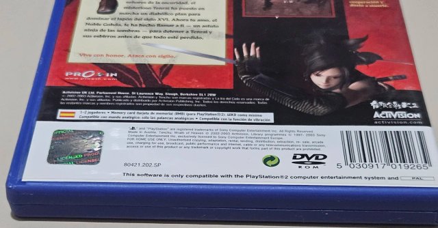 Tenchu: La Ira del Cielo PS2 (Español)