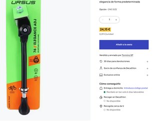 SOPORTE BICICLETA PATA DE CABRA CABALLETE APOYO