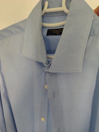 Camisa Easy Wear Azul Talla M