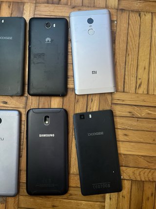 Lote de 7 teléfonos móviles