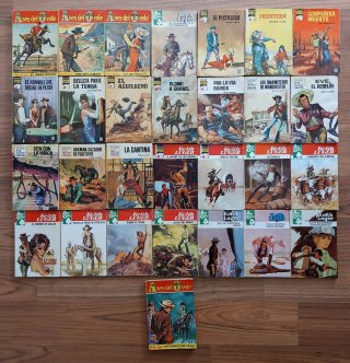 LOTE 62 BOLSILIBROS OESTE COLECCIÓN ASES DEL OESTE