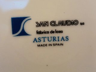 Vajilla San Claudio 17 piezas