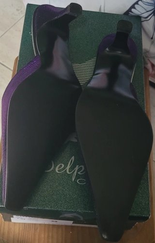 Zapatos de tacón negros Delfin talla 39