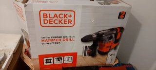 Taladro percutor Black+Decker 1250W SDS-Plus