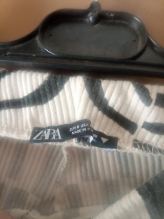 Conjunto Zara S Elástico Estampado Campana