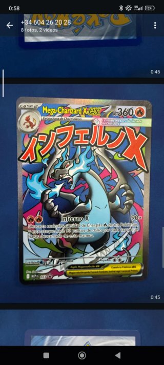 Carta Pokémon Mega Charizard X EX