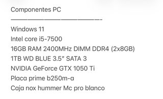PC Gaming Blanco RGB