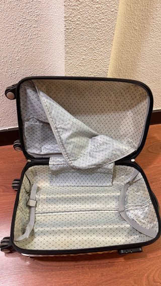 Maleta de cabina con estampado de leopardo