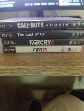PS3 Call of Duty, Last of Us, Far Cry 4, FIFA 15