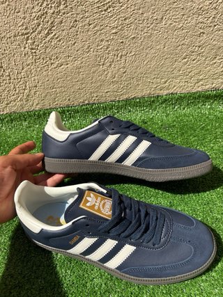 Adidas Samba Zapatillas Azul y Blanco