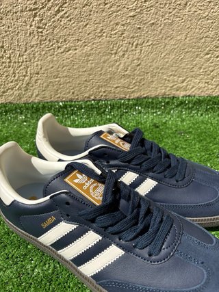 Adidas Samba Zapatillas Azul y Blanco