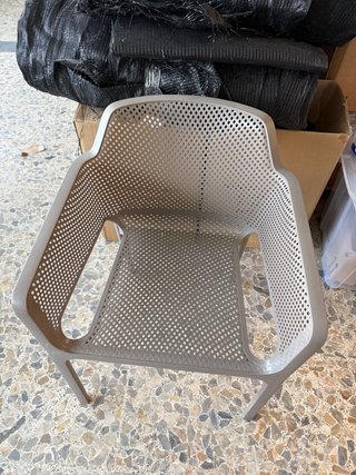 Silla de jardín Net Nardi gris