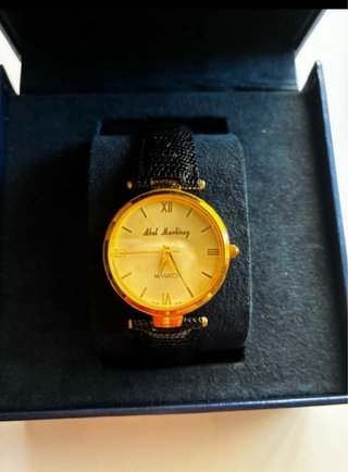 reloj Festina de cuarzo chapado en oro
