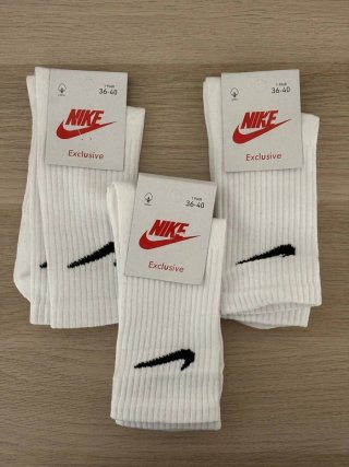 Pack 5 Calcetines Nike Blancos Talla 36-40