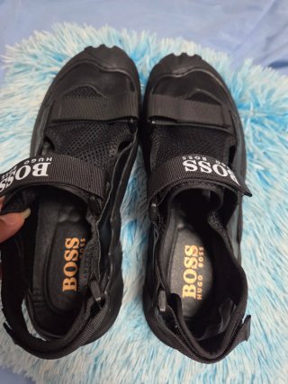 Sandalias Hugo Boss Negras Talla 41