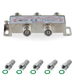 AXRED Distribuidor de Señal Satélite 1x4