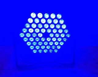 Foco PAR LED RGB grande 60Leds DMX, 7 canales
