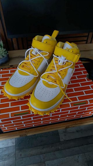 Nike Air Force 1 Mid SP Off-White Amarillo