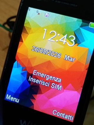 Wiko F300 Telefono Cellulare Nero