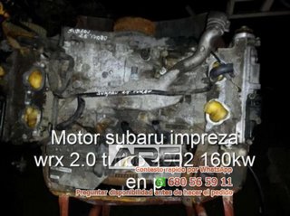 motor 2.0 turbo ej205 Subaru Impreza W Ref:5951076
