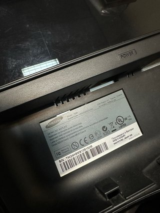 Monitor Samsung 24 Nero/Argento