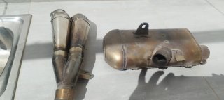 Tubo Escape Laser Doble Salida Suzuki gsxr 600 k6
