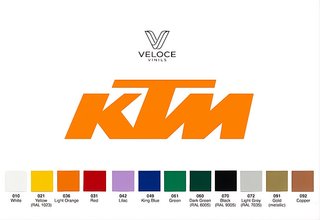Vinilo / Pegatina Logo KTM Varios Colores
